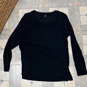 Offline plain black long sleeve